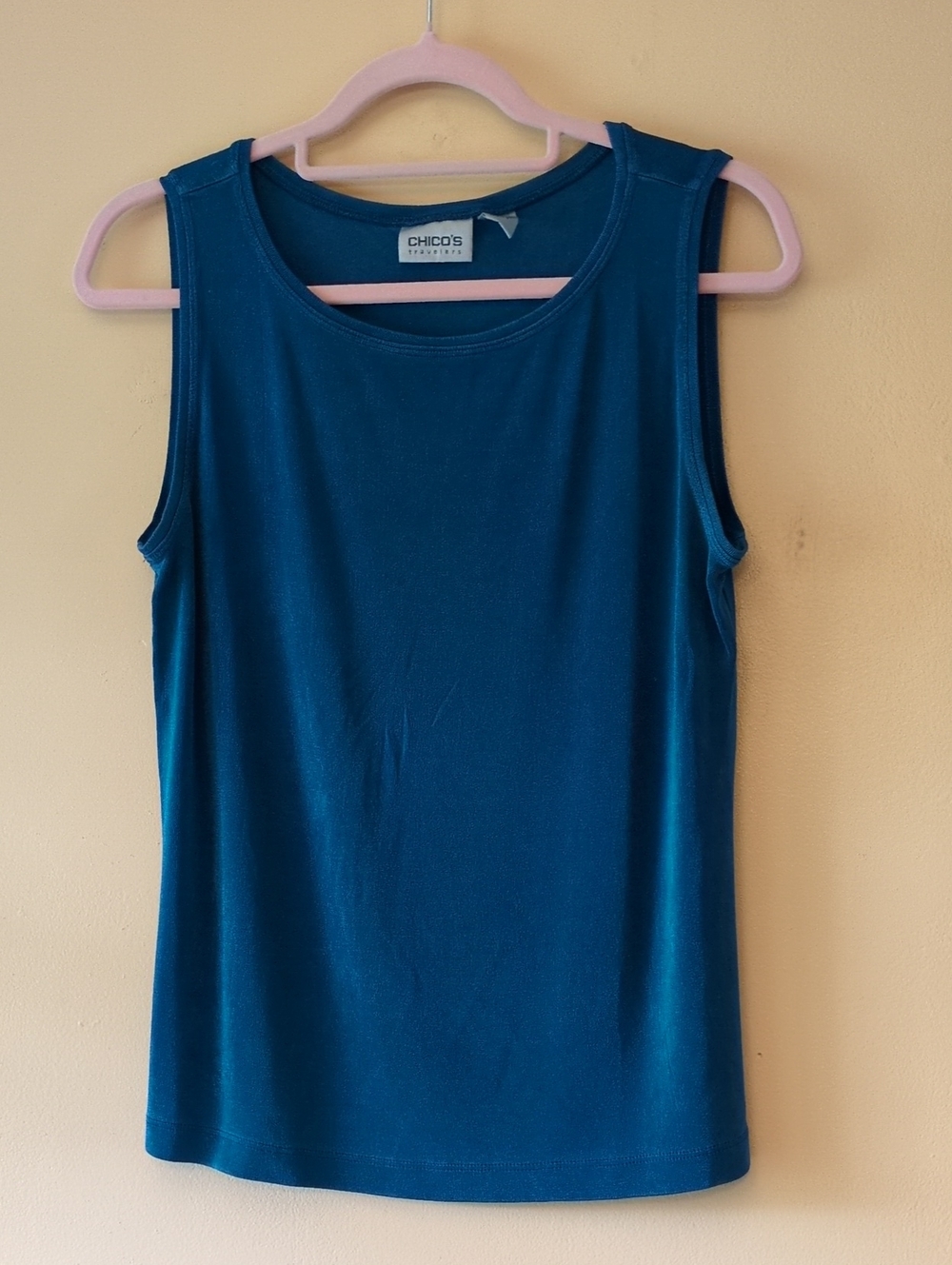 Chico's Deep Teal Sleeveless Tank Top
